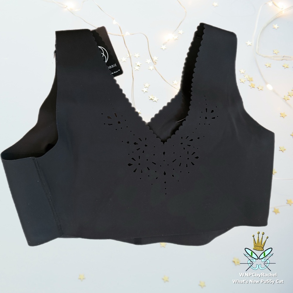 Evelyn & Bobbie Eyelet Detail Evelyn Bra, XL - Picture 3 of 8